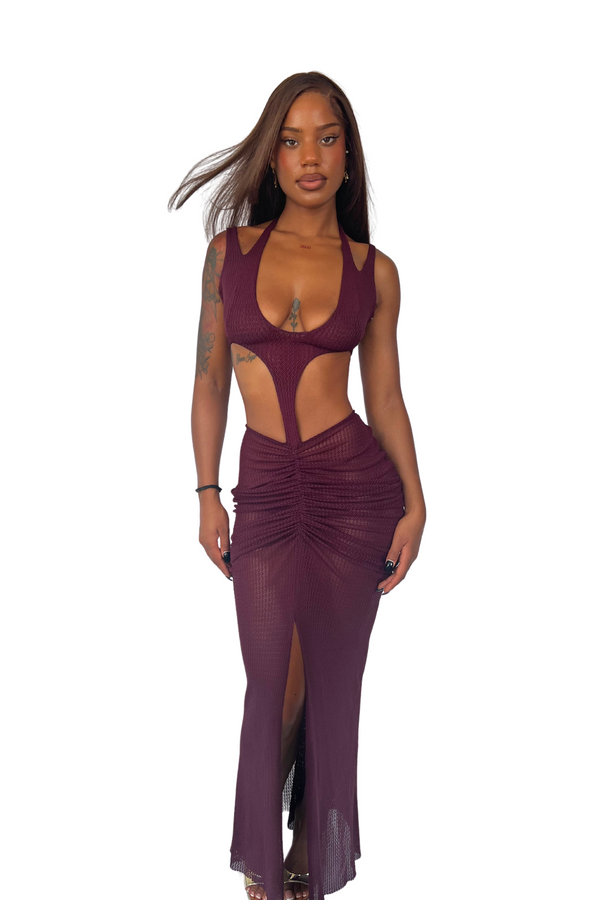 SIRENS BLOOD MAXI DRESS