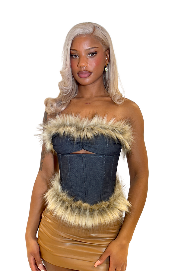 FURROCIOUS CORSET - BLUEJAY