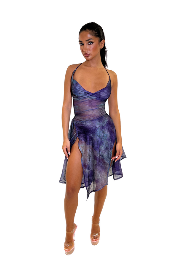 SIRENS SONG MIDI DRESS